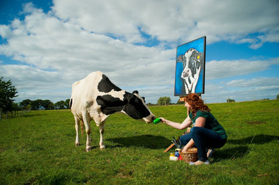 I'm a cow artist - how did that happen?