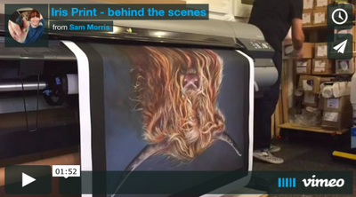 Behind the scenes at my printers