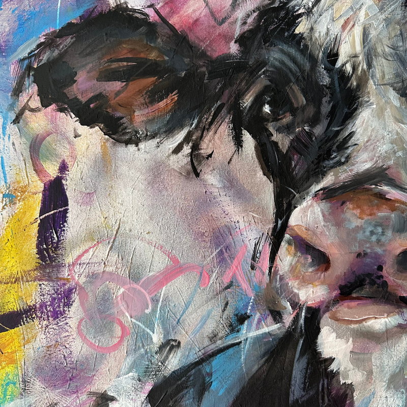 "Love Lives Here" - the original painting