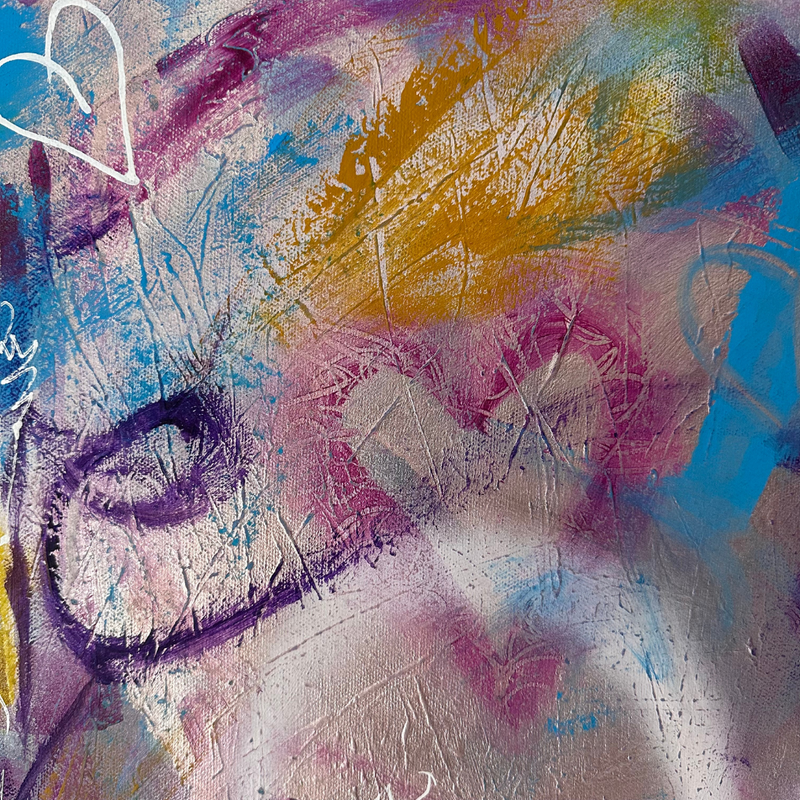 "Love Lives Here" - the original painting