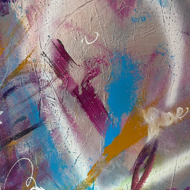 "Love Lives Here" - the original painting