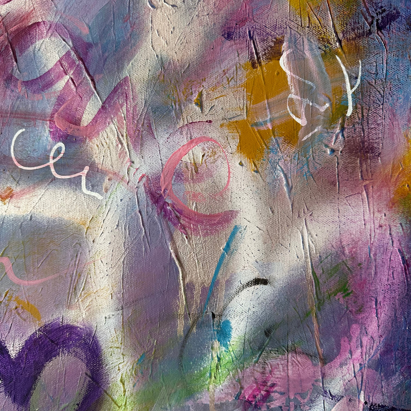 "Love Lives Here" - the original painting