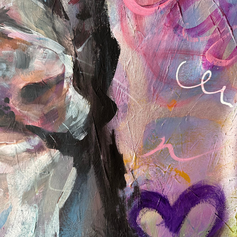 "Love Lives Here" - the original painting
