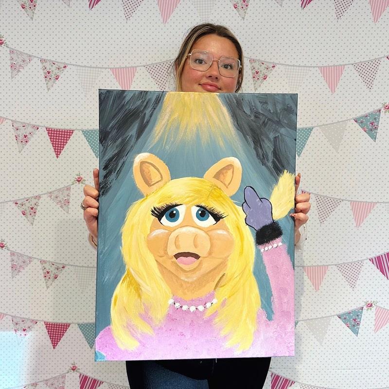 1-day - How to paint a muppet