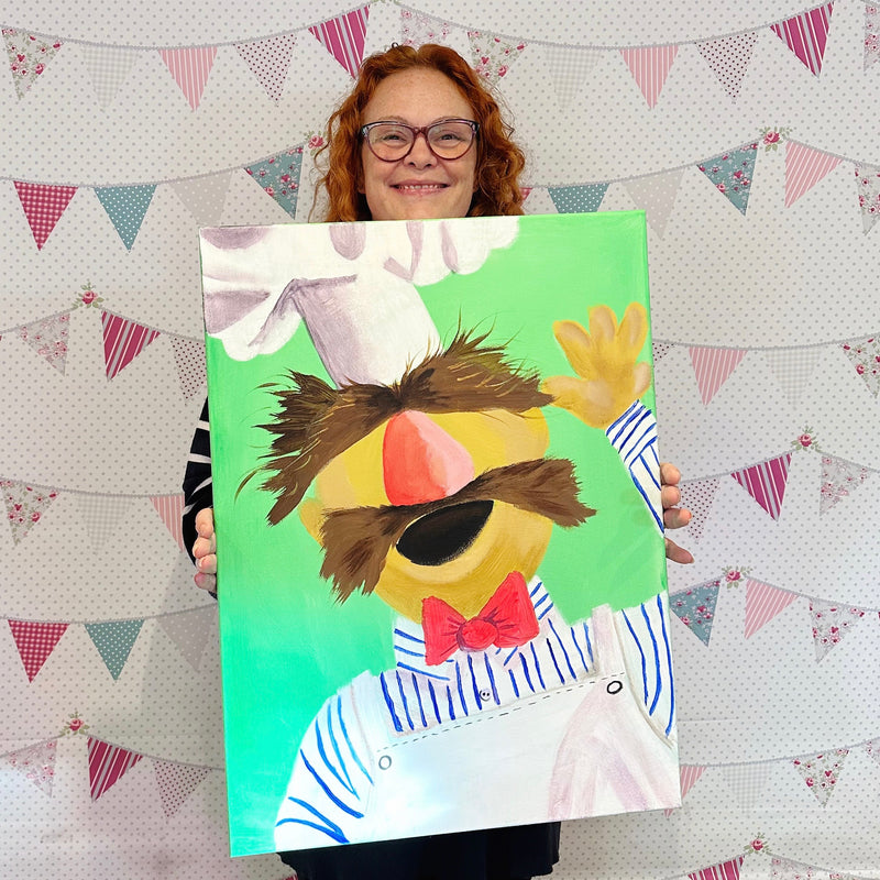 1-day - How to paint a muppet
