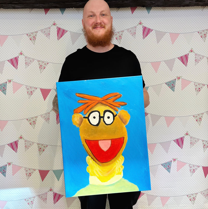 1-day - How to paint a muppet