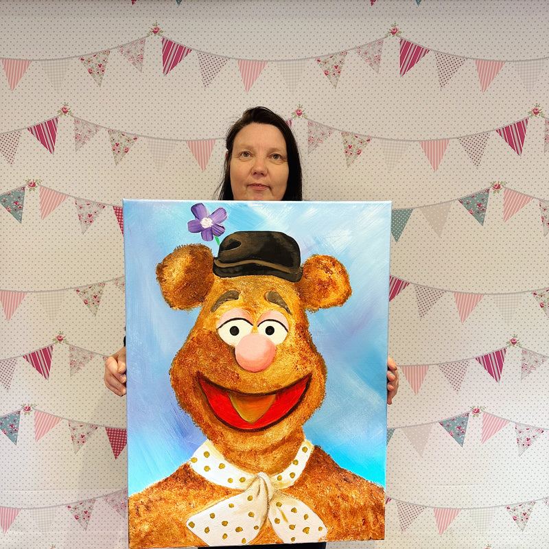 1-day - How to paint a muppet