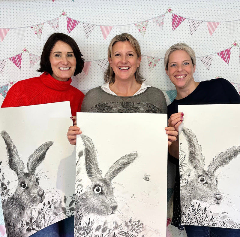 How to paint a Hare (Charcoal Workshop)