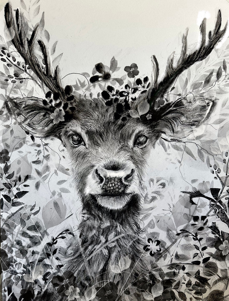 How to paint a Deer (Charcoal Workshop)