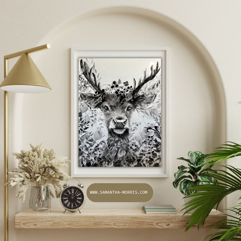 How to paint a Deer (Charcoal Workshop)