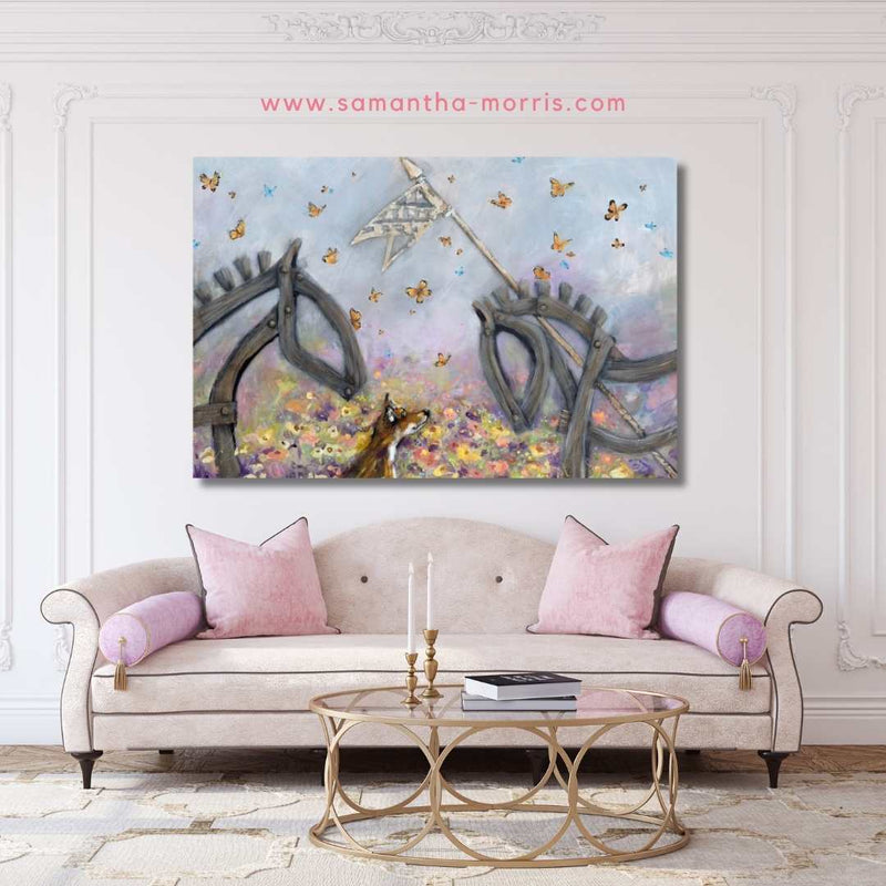 "Let the wildflowers grow" - The Original Painting