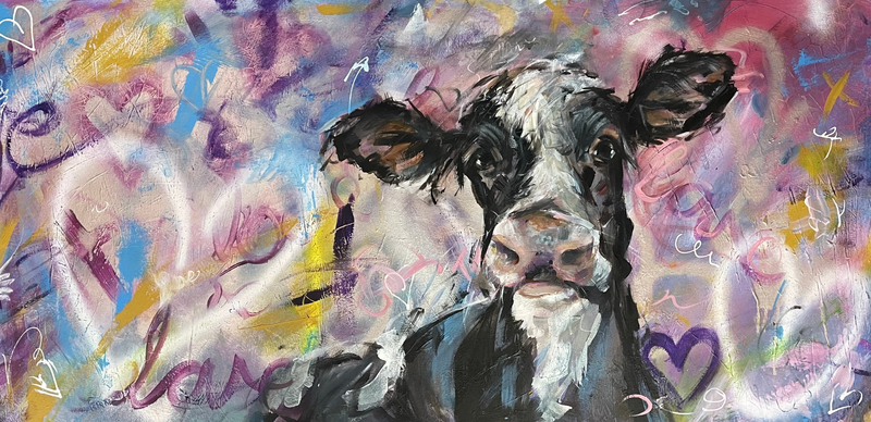 "Love Lives Here" - the original painting