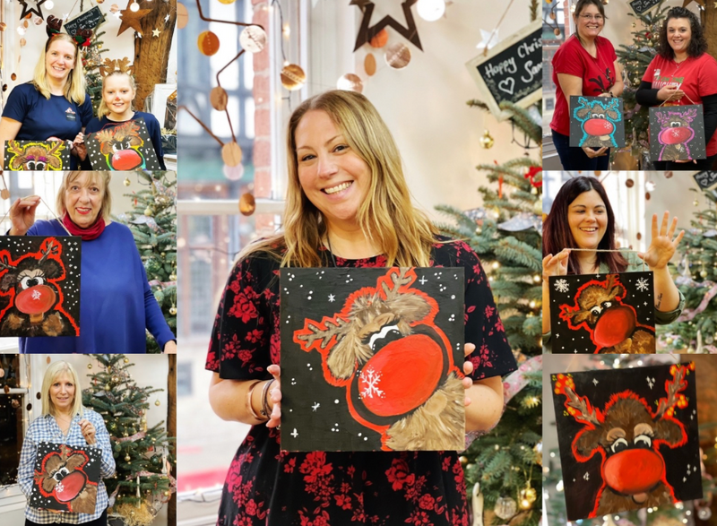 Paint Rudolf with Sam