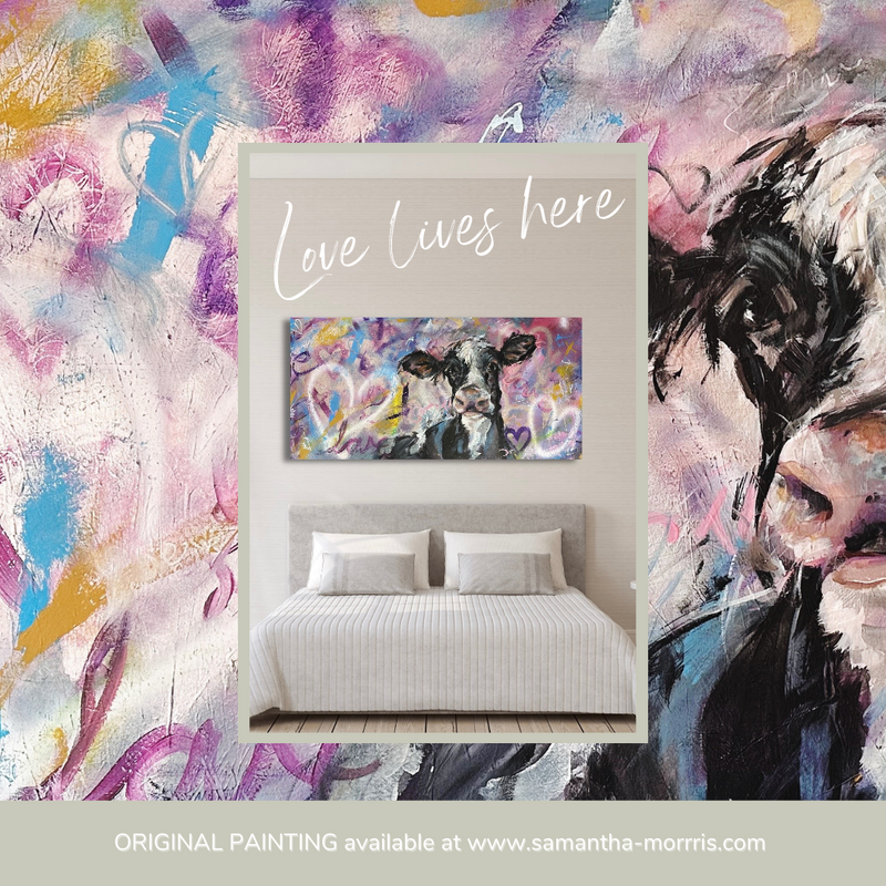 "Love Lives Here" - the original painting