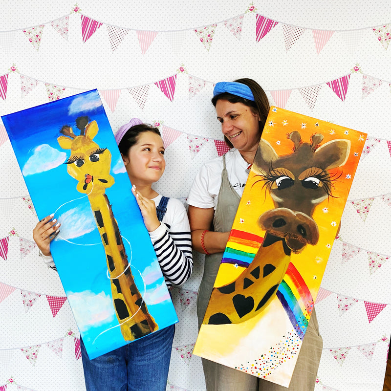 How to paint a Giraffe