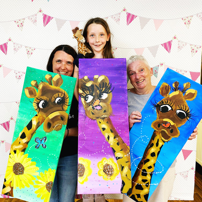 How to paint a Giraffe