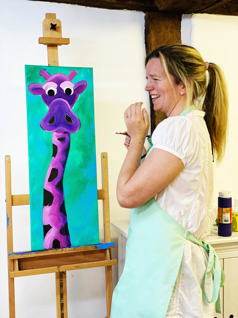 How to paint a Giraffe