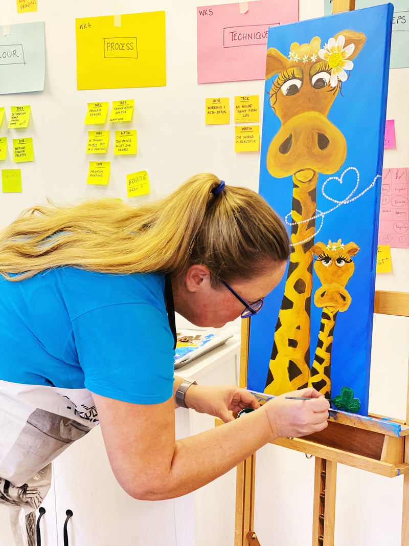 How to paint a Giraffe