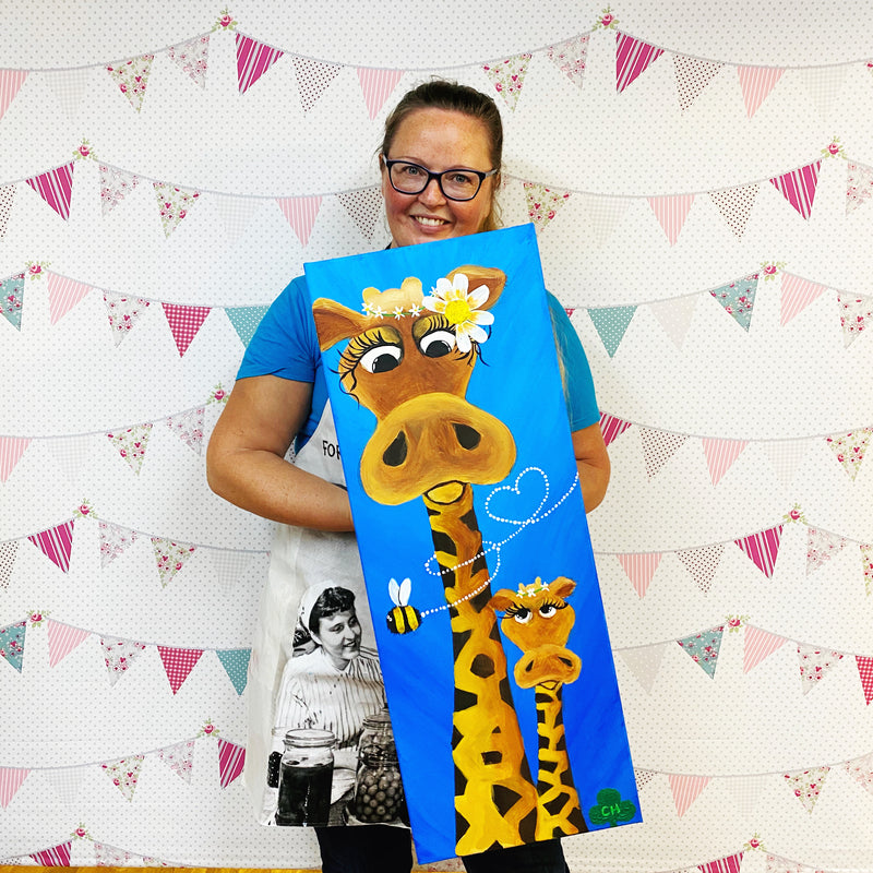 How to paint a Giraffe