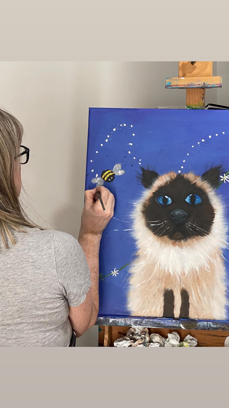 "How to paint your cat" Workshop