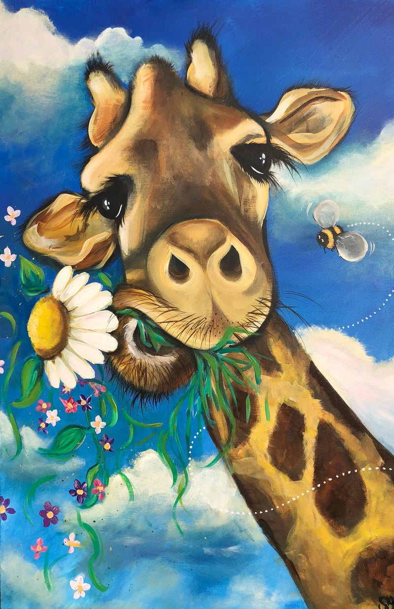 How to paint a Giraffe
