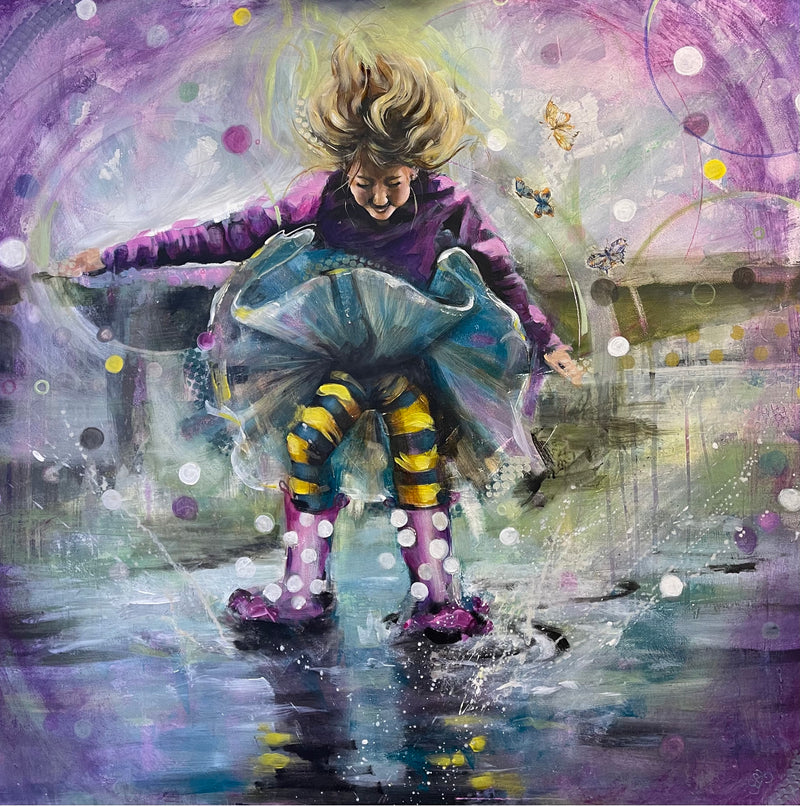 Permission to jump - the original painting SOLD